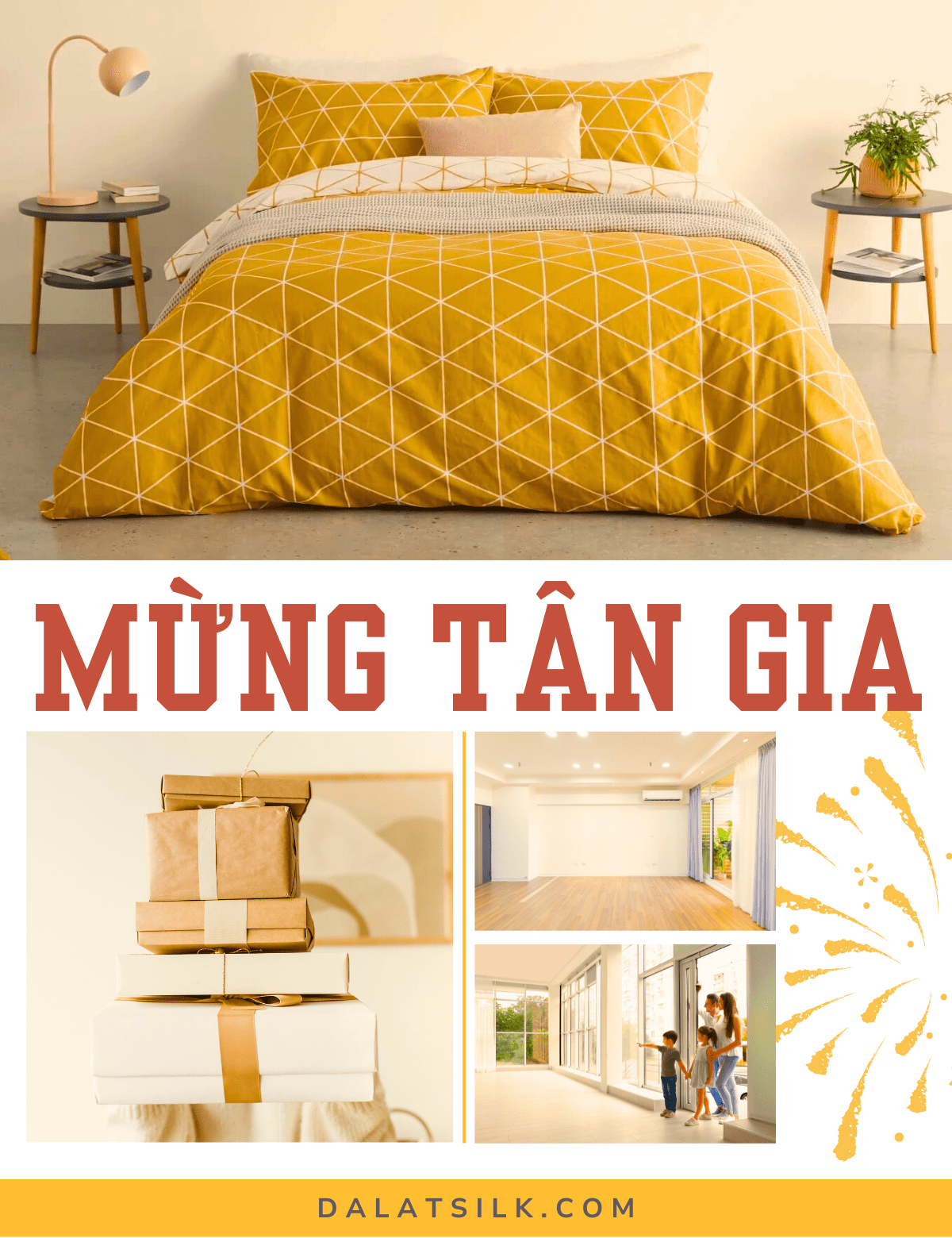 Chọn chăn ga gối đệm mừng tân gia